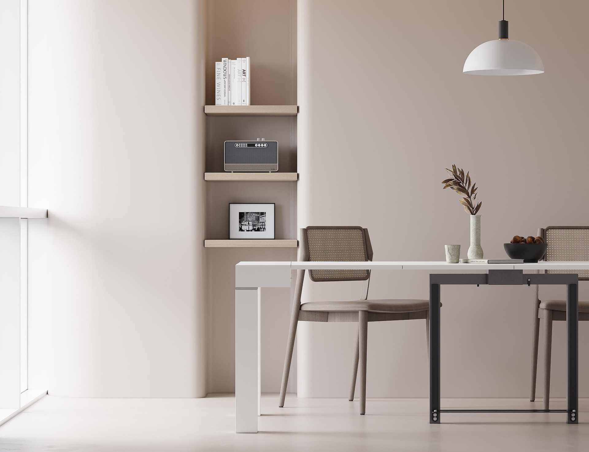 קונסולה נפתחת לפינת אוכל